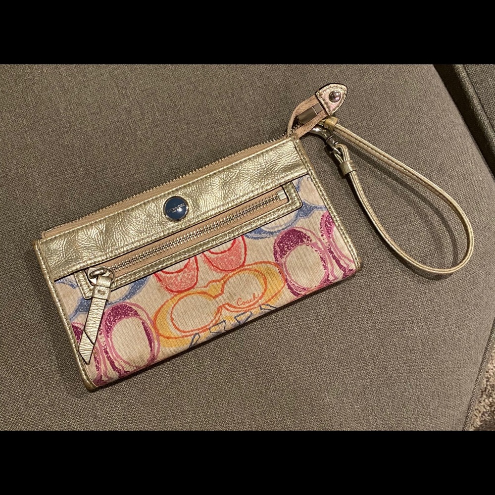 Coach Clutch Wristlet